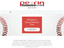 Tablet Screenshot of peoriadiamondclub.org